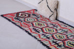 Colourful handmade moroccan berber rug 2.4 FT X 6.4 FT
