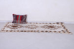Vintage handmade moroccan berber runner rug 2.7 FT X 6.6 FT