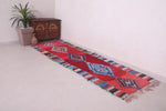 Hand knotted Runner moroccan azilal carpet 2.8 FT X 8.3 FT