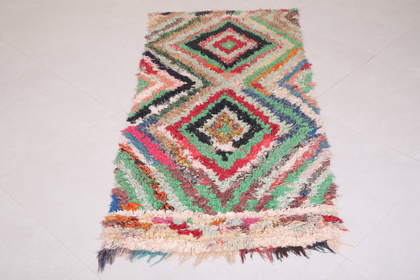 Handmade runner berber moroccan Rug 2.7 FT X 5.8 FT