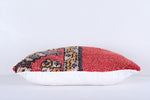 Two moroccan handwoven rug pillows