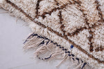 Vintage handmade moroccan berber rug  2.6 FT X 5.5 FT