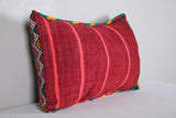 Striped moroccan pillow 14.9 INCHES X 24.4 INCHES