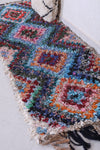 Vintage handmade moroccan berber rug 2.5 FT X 6.6 FT