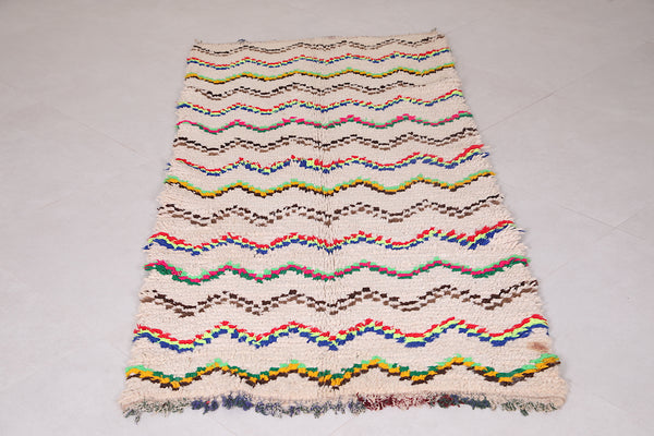 Gorgeous azilal berber Moroccan rug – 2.9 FT x 6.8 FT | Handwoven bohemian decor