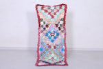 Colourful handmade moroccan berber rug 2.2 FT X 5.7 FT