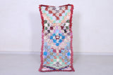 Colourful handmade moroccan berber rug 2.2 FT X 5.7 FT