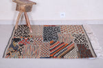 Moroccan handwoven kilim 3.6 FT X 3.6 FT