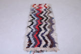 Vintage handmade moroccan berber rug 2.2 FT X 5.4 FT