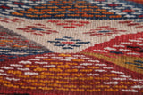Colorful moroccan handwoven kilim 3.5 FT X 5.2 FT