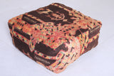 Vintage handmade moroccan ottoman pouf 24’’ X 24” X 7.8’’