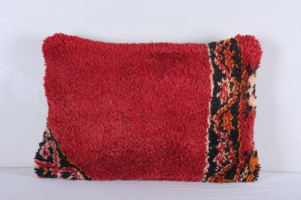 Two moroccan handwoven rug pillows