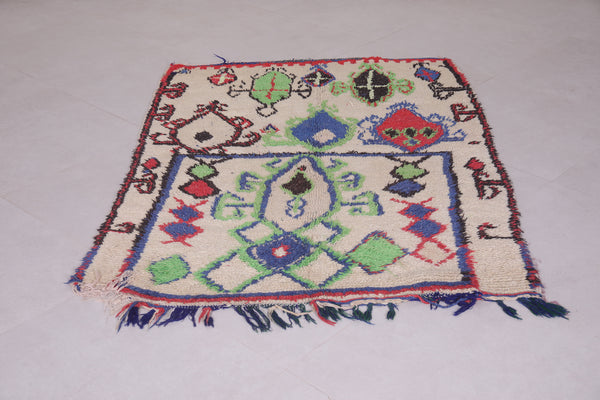 Moroccan Azilal rug 3.9 FT X 5.4 FT
