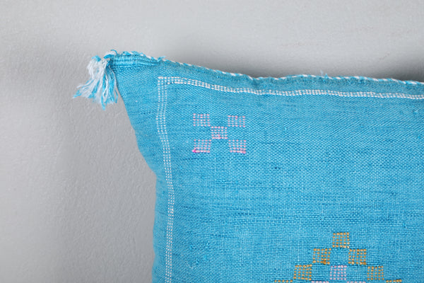 Vintage kilim Moroccan pillow 18.5 INCHES X 18.5 INCHES