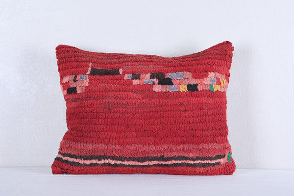 Two moroccan handwoven rug pillows