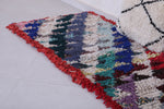 Colourful handmade moroccan berber rug 2.6 FT X 5.6 FT