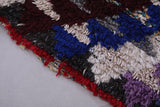 Colourful handmade moroccan berber rug 2.6 FT X 5.6 FT