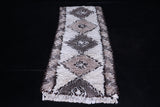 Handmade moroccan runner carpet 2.5 FT X 6.3 FT