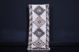 Handmade moroccan runner carpet 2.5 FT X 6.3 FT