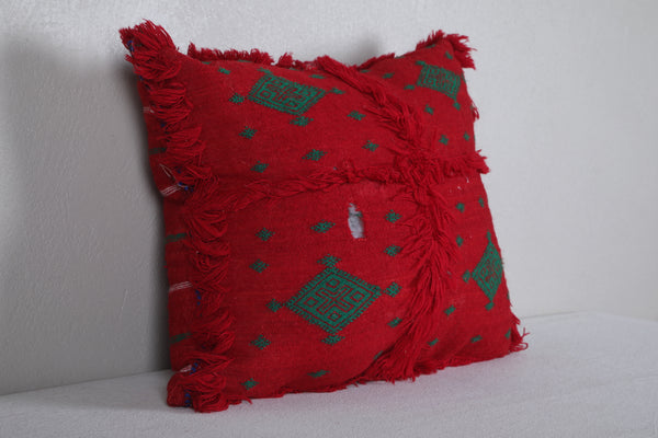 Striped Moroccan pillow 14.9 INCHES X 18.1 INCHES