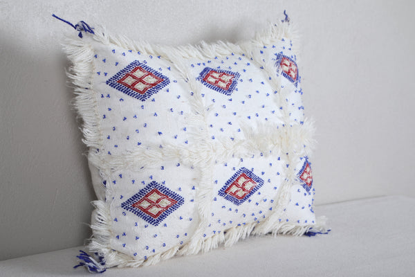 Vintage moroccan pillow 13.7 INCHES X 16.5 INCHES