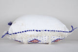 Vintage moroccan pillow 13.7 INCHES X 16.5 INCHES