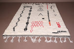 Handmade azilal Moroccan berber Rug 6 FT X 8.3 FT