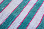Vintage handmade moroccan berber runner rug  5.4 FT X 11.1 FT