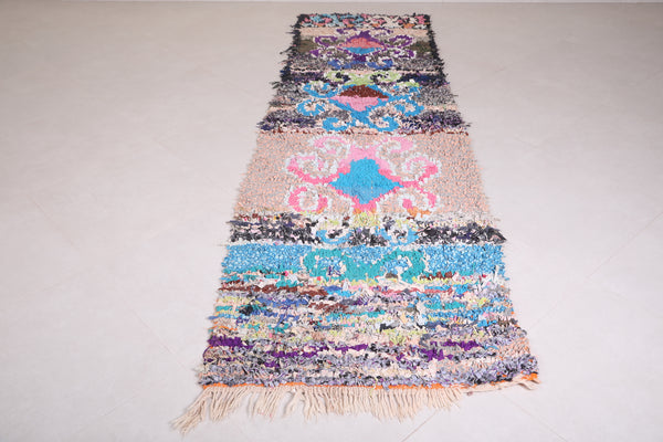 Entryway berber Moroccan wool rug - 3 FT X 9.7 FT | Handmade bohemian decor