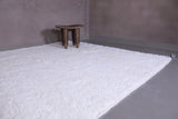 White Moroccan shag carpet - Custom handmade rug