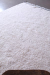 White Moroccan shag carpet - Custom handmade rug