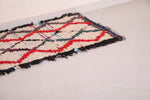 Colorful berber moroccan runner Rug 2.3 FT X 6.7 FT