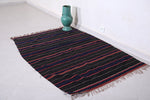 Square handwoven moroccan berber rug - 4 FT X 5.7