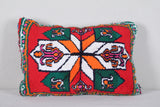 Vintage kilim moroccan pillow 14.5 INCHES X 20.8 INCHES
