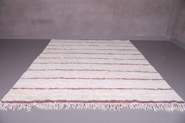 Custom Moroccan striped carpet - Handmade berber rug shag