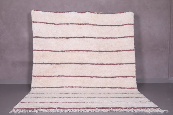 Custom Moroccan striped carpet - Handmade berber rug shag