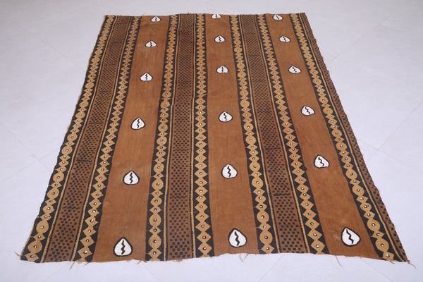 Vintage Handwoven African Fabric 5 FT x 6.5 FT – Authentic Tribal Textile