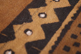 Vintage handwoven african fabric 5 FT X 6.5 FT
