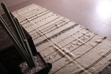 Runner berber Moroccan flat woven rug  5.1 FT X 12.4 FT