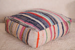 Moroccan colorful Kilim berber handmade rug Pouf
