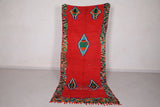Long Berber rug 3.4 FT X 8.9 FT