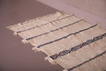 Beige Flatwoven berber Moroccan rug - 3.6 FT X 5.9 FT