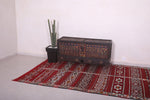 Vintage berber moroccan handwoven kilim 5.4 FT X 11.8 FT