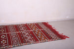 Vintage berber moroccan handwoven kilim 5.4 FT X 11.8 FT