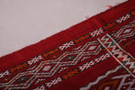 Vintage berber moroccan handwoven kilim 5.4 FT X 11.8 FT