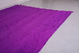 Flatwoven moroccan rug, Berber custom purple carpet