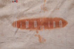 Vintage handwoven moroccan kilim 4.1 FT X 11.9 FT