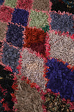 Colorful Hallway berber moroccan Rug 2.9 FT X 7.3 FT