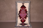 Handmade Moroccan Vintage Azilal rug 3.6 FT X 9.2 FT