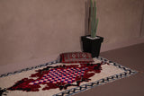Handmade Moroccan Vintage Azilal rug 3.6 FT X 9.2 FT